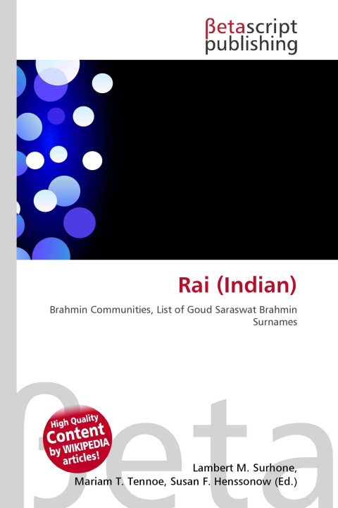 Book Rai (Indian) Mariam T. Tennoe
