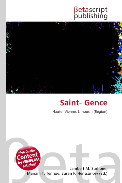Könyv Saint- Gence Mariam T. Tennoe