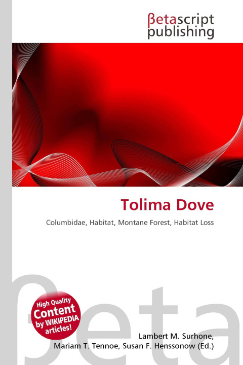 Kniha Tolima Dove Mariam T. Tennoe