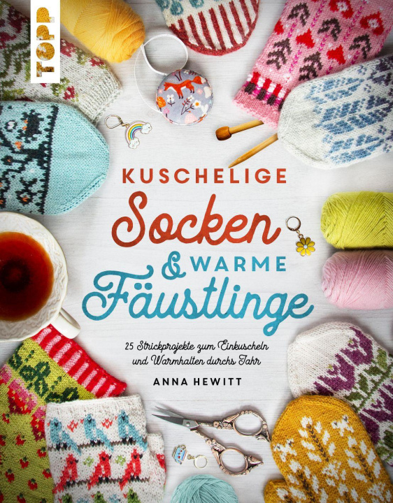 Buch Kuschelige Socken und warme Fäustlinge Anna Hewitt