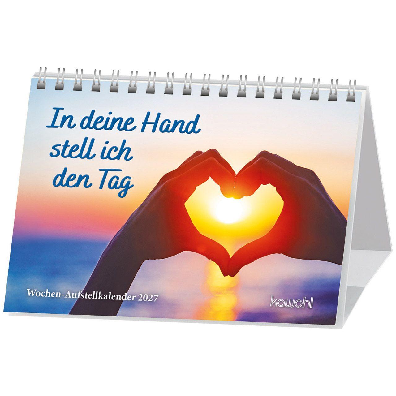 Kalendář/Diář In deine Hand stell ich den Tag 2027 