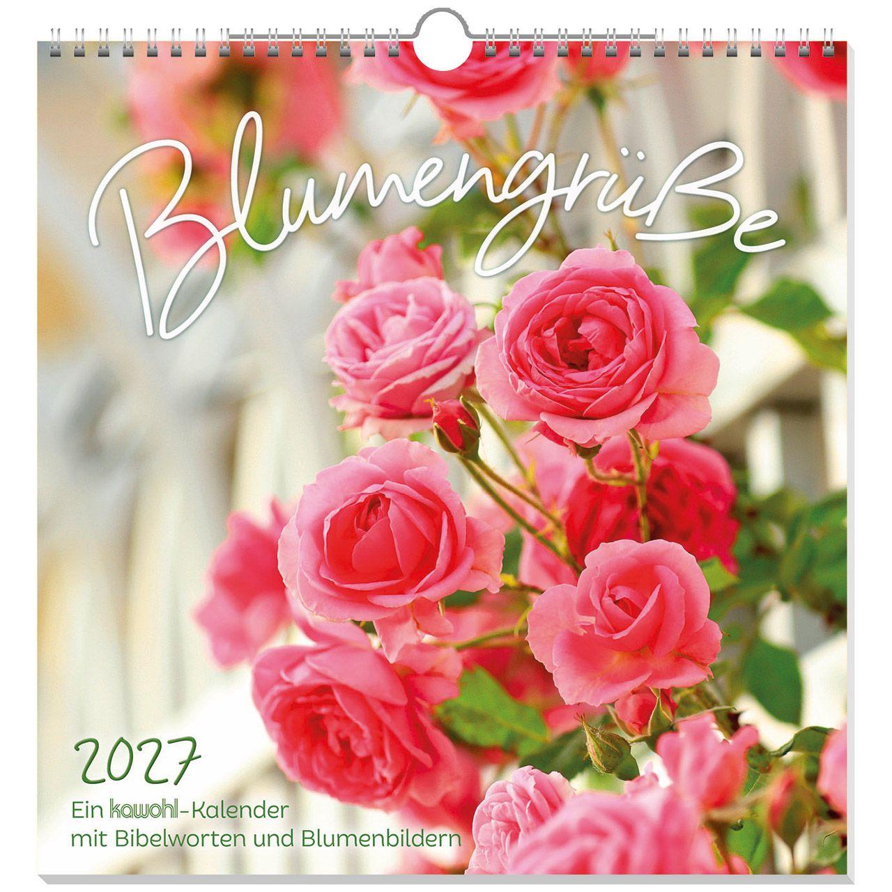 Kalendář/Diář Blumengrüße 2027 
