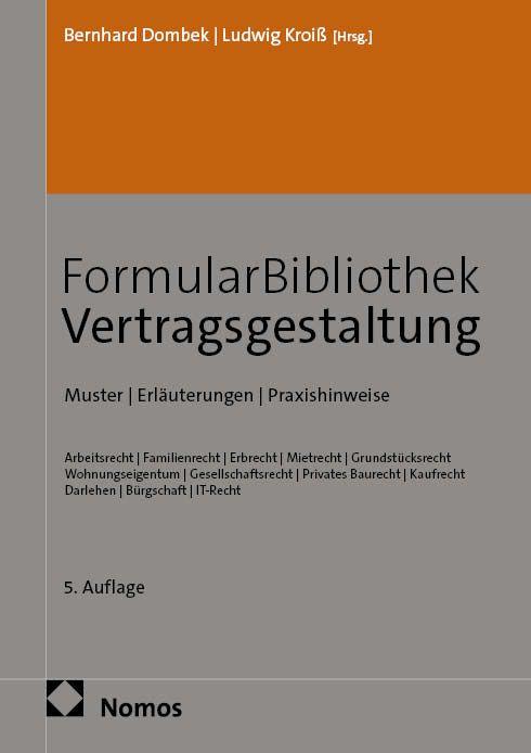 Книга FormularBibliothek Vertragsgestaltung Ludwig Kroiß