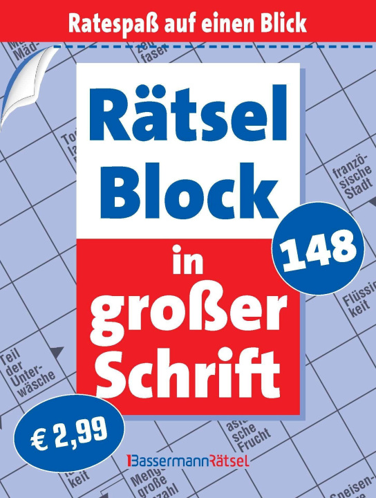 Boek Rätselblock in großer Schrift 148 (5 Exemplare à 2,99 EUR) 