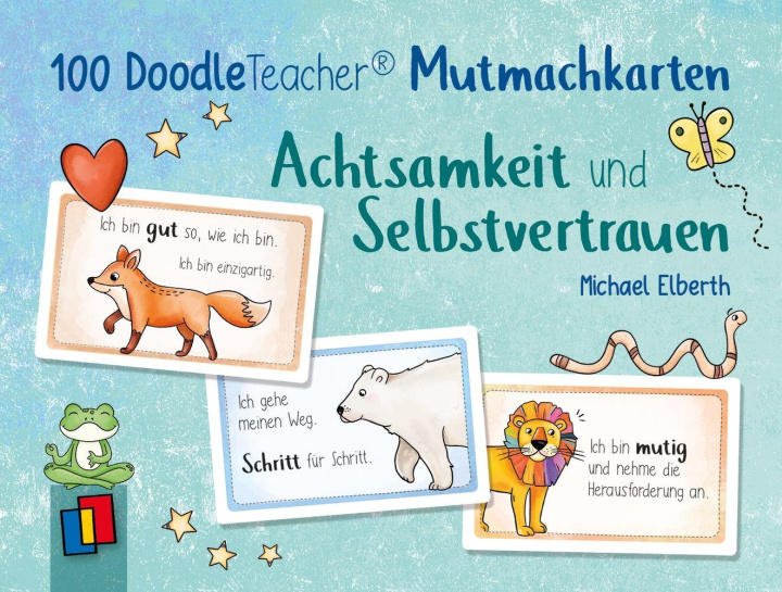 Spel/speelgoed 100 Doodleteacher Mutmachkarten - Achtsamkeit und Selbstvertrauen Michael Elberth