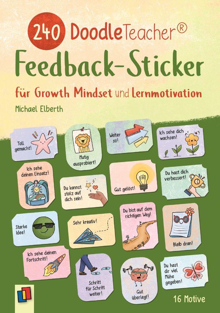 Buch 240 Doodleteacher Feedback-Sticker Michael Elberth