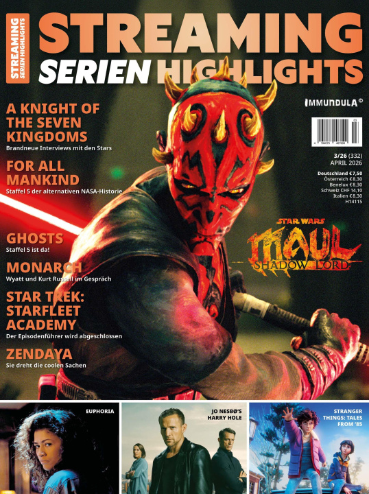 Kniha STREAMING SERIEN HIGHLIGHTS. Ausgabe April 2026 (#332) Peter Osteried