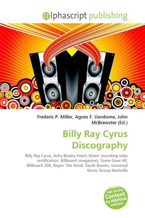 Kniha Billy Ray Cyrus Discography Agnes F. Vandome
