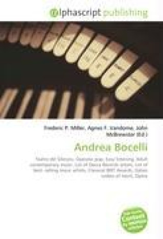 Kniha Andrea Bocelli Agnes F. Vandome