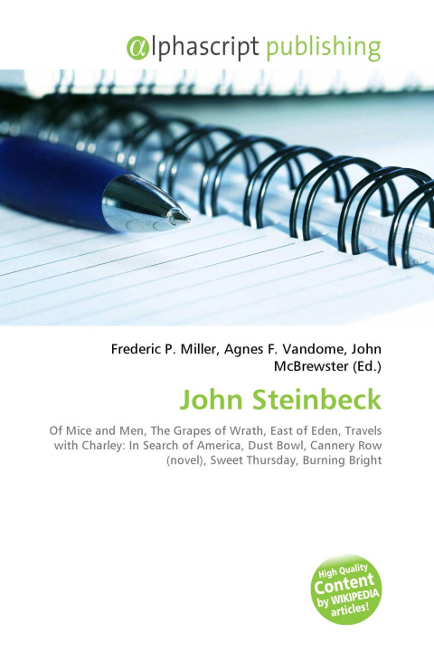 Book John Steinbeck Agnes F. Vandome