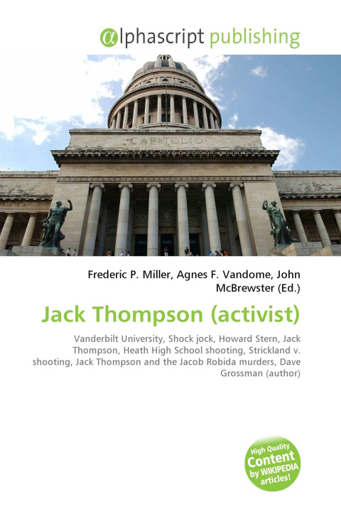 Book Jack Thompson (activist) Agnes F. Vandome