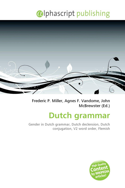Kniha Dutch grammar Agnes F. Vandome