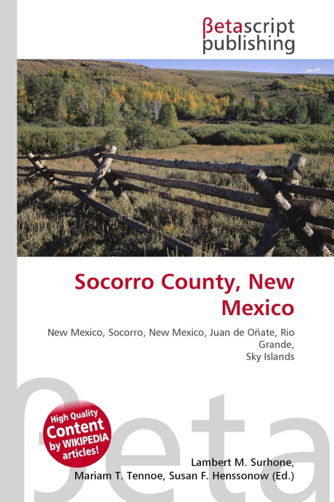 Kniha Socorro County, New Mexico Miriam T. Timpledon