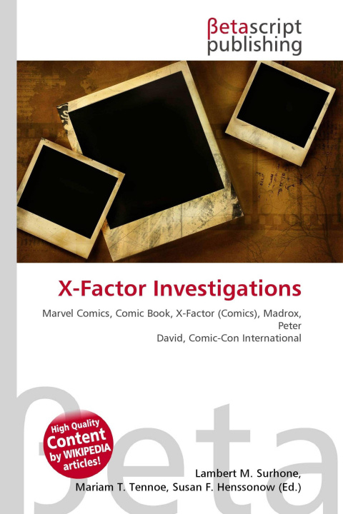 Kniha X-Factor Investigations Miriam T. Timpledon