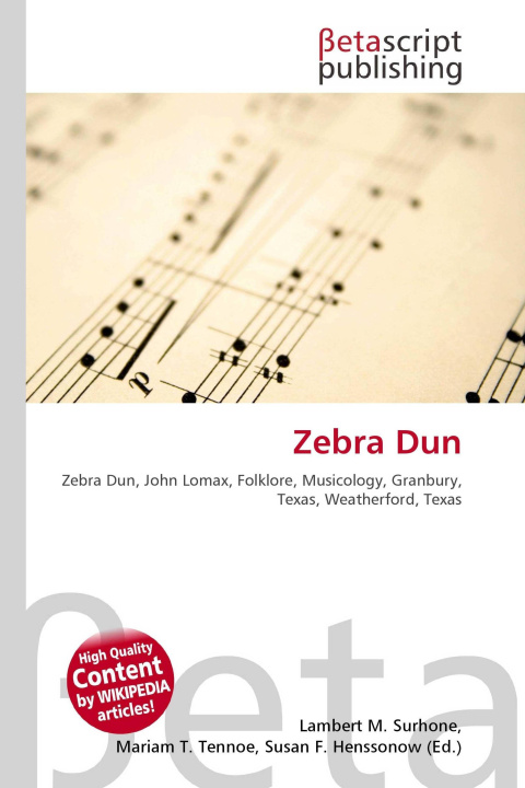 Kniha Zebra Dun Miriam T. Timpledon