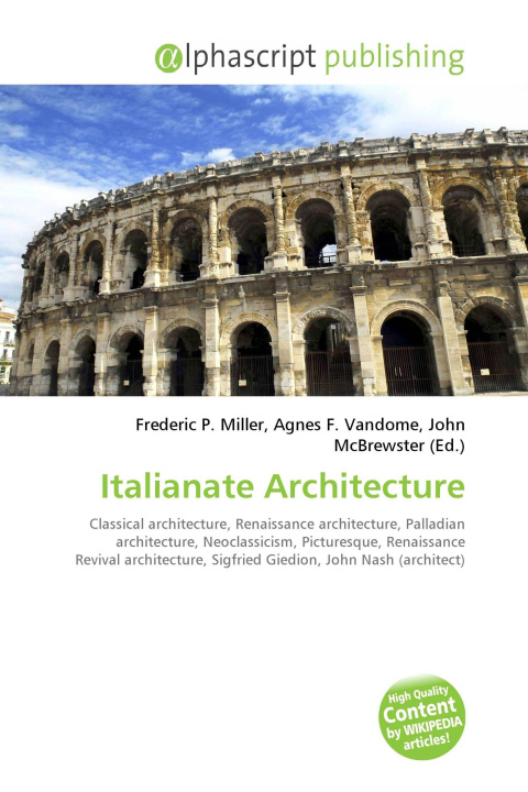 Boek Italianate Architecture Agnes F. Vandome