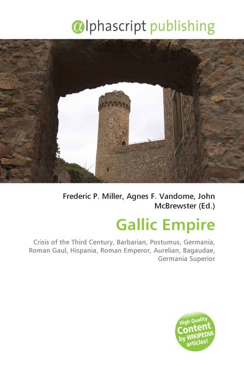 Kniha Gallic Empire Agnes F. Vandome