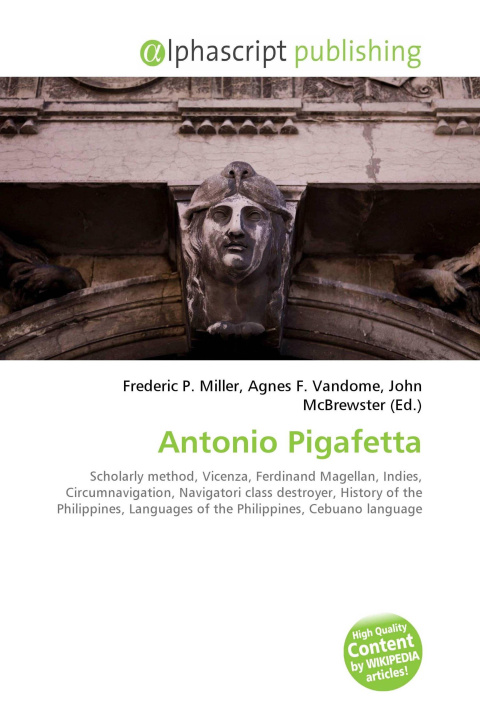 Knjiga Antonio Pigafetta Agnes F. Vandome