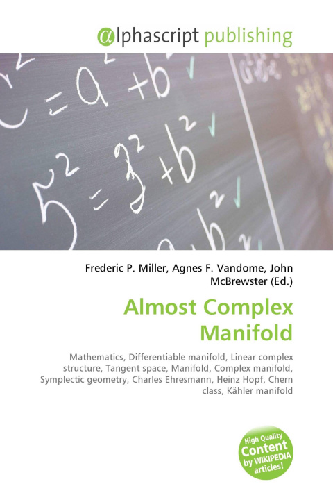 Könyv Almost Complex Manifold Agnes F. Vandome