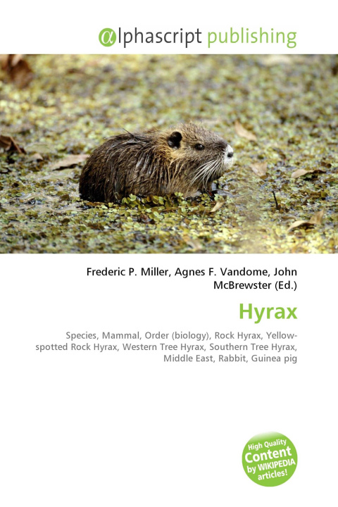 Kniha Hyrax Agnes F. Vandome
