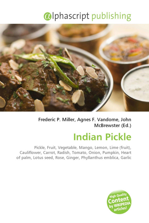 Book Indian Pickle Agnes F. Vandome