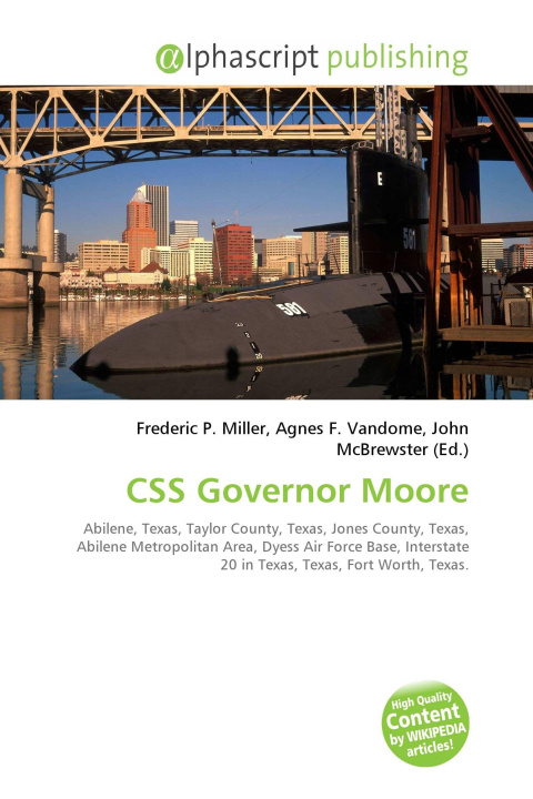 Kniha CSS Governor Moore Agnes F. Vandome