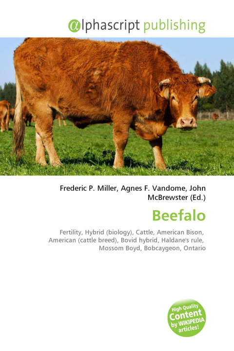 Kniha Beefalo Agnes F. Vandome