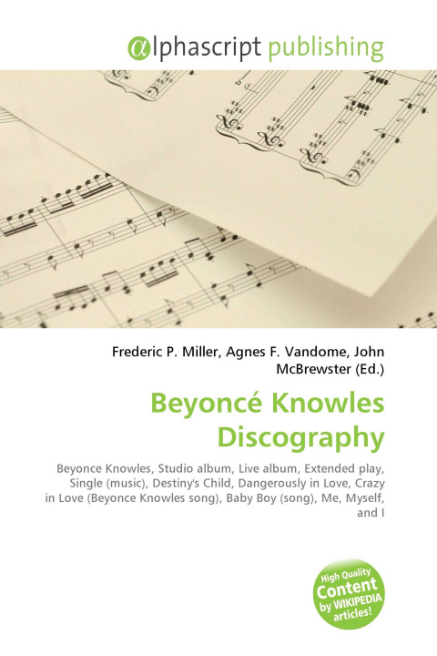 Book Beyoncé Knowles Discography Agnes F. Vandome