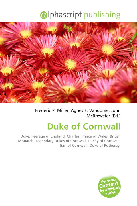 Kniha Duke of Cornwall Agnes F. Vandome