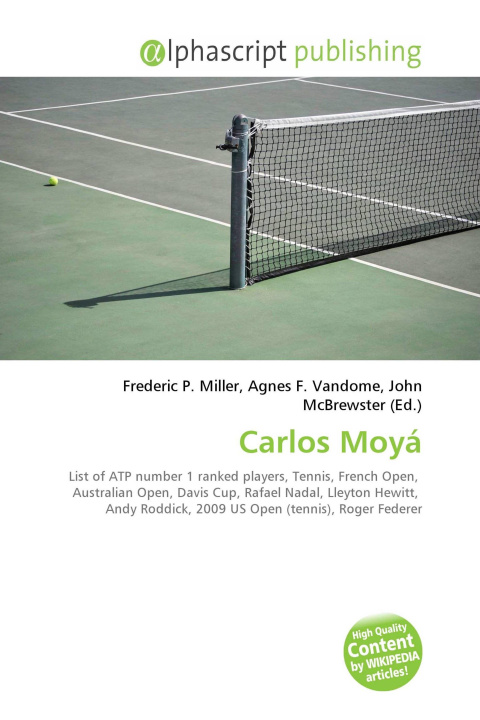 Kniha Carlos Moyá Agnes F. Vandome