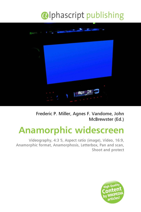 Kniha Anamorphic widescreen Agnes F. Vandome