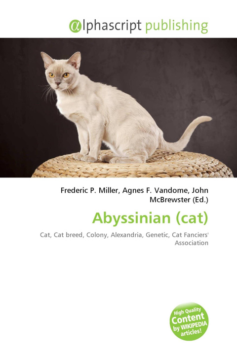 Kniha Abyssinian (cat) Agnes F. Vandome