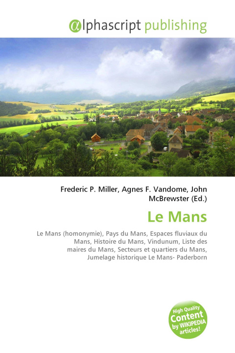 Knjiga Le Mans Agnes F. Vandome