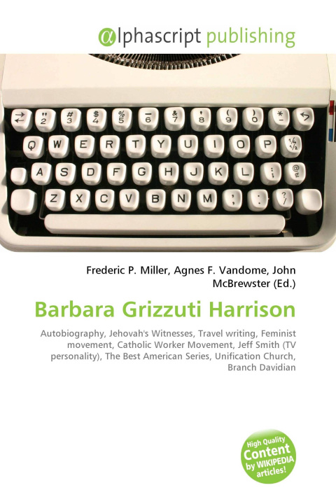 Книга Barbara Grizzuti Harrison Agnes F. Vandome