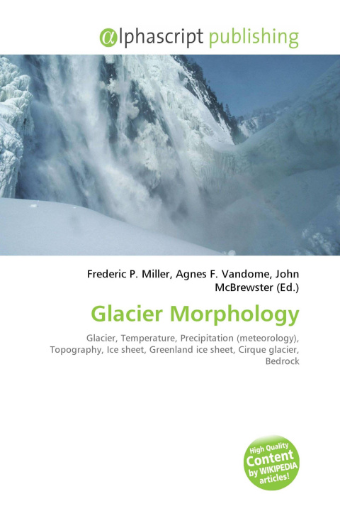 Kniha Glacier Morphology Agnes F. Vandome