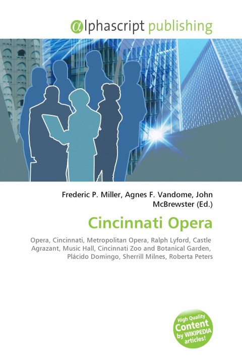 Knjiga Cincinnati Opera Agnes F. Vandome