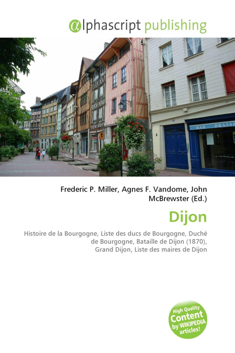 Kniha Dijon Agnes F. Vandome