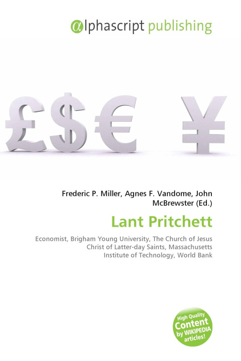 Kniha Lant Pritchett Agnes F. Vandome