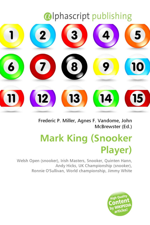 Book Mark King (Snooker Player) Agnes F. Vandome