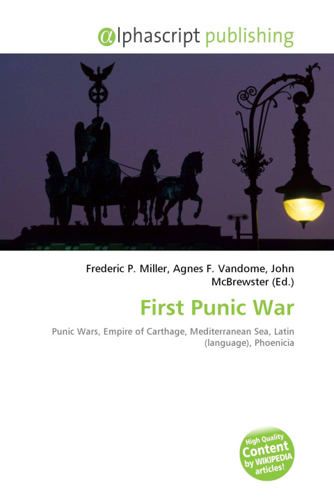 Kniha First Punic War Agnes F. Vandome