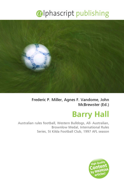Kniha Barry Hall Agnes F. Vandome
