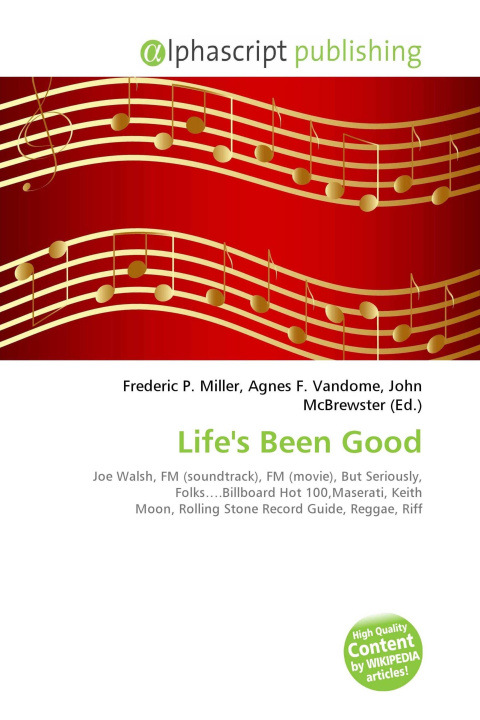 Kniha Life's Been Good Agnes F. Vandome