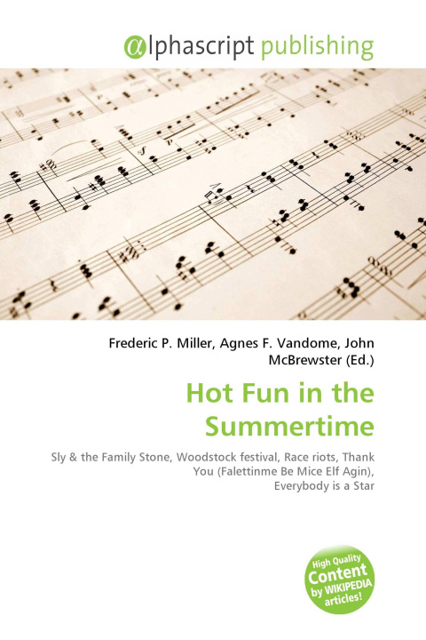 Kniha Hot Fun in the Summertime Agnes F. Vandome
