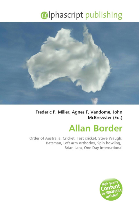 Kniha Allan Border Agnes F. Vandome