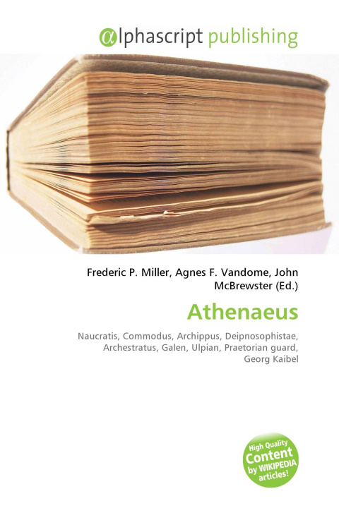 Book Athenaeus Agnes F. Vandome