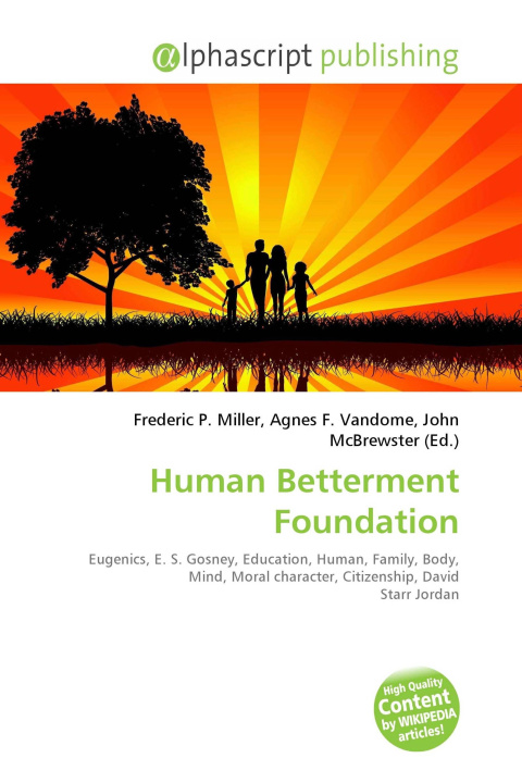 Kniha Human Betterment Foundation Agnes F. Vandome