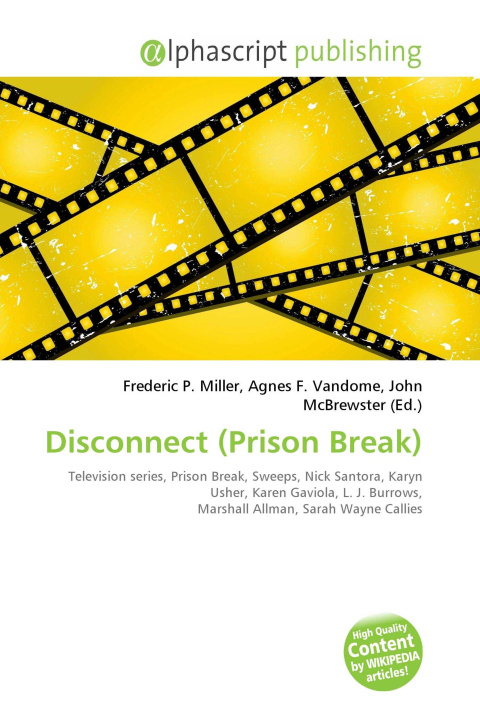 Kniha Disconnect (Prison Break) Agnes F. Vandome