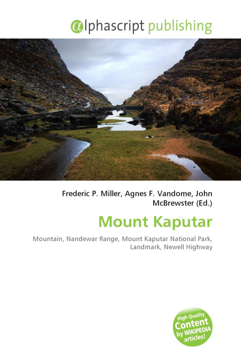 Kniha Mount Kaputar Agnes F. Vandome