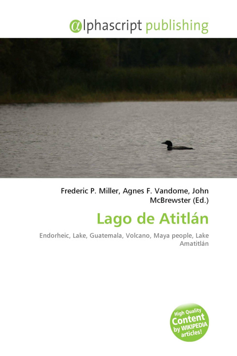 Book Lago de Atitlán Agnes F. Vandome