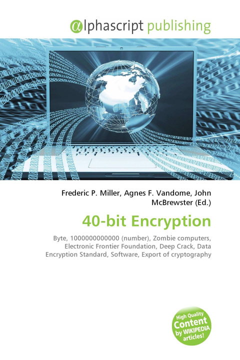 Könyv 40-bit Encryption Agnes F. Vandome